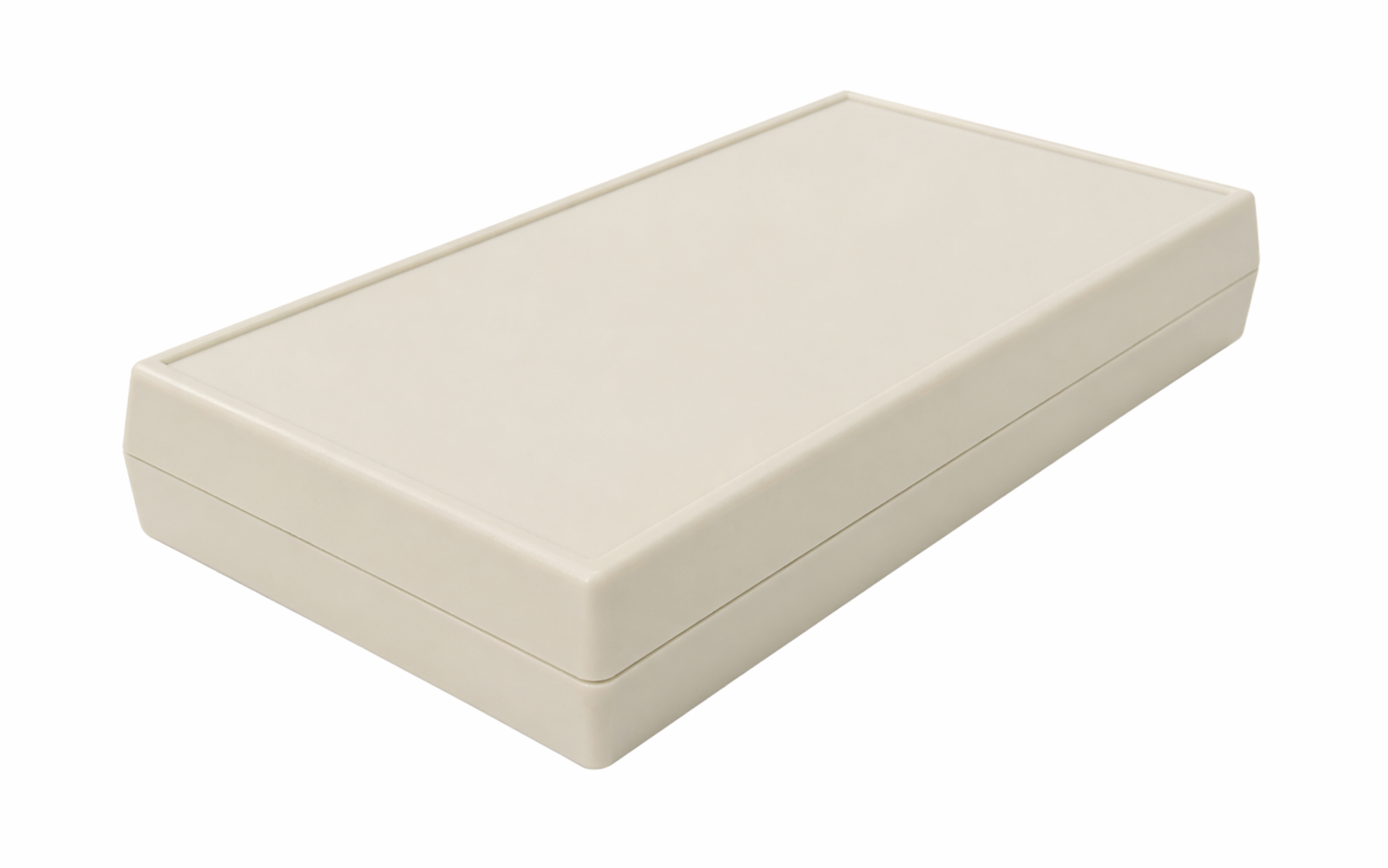 Elektronikgehäuse 100-42-2A-F-BO – Robustes ABS-Gehäuse in Bone (Beige)
