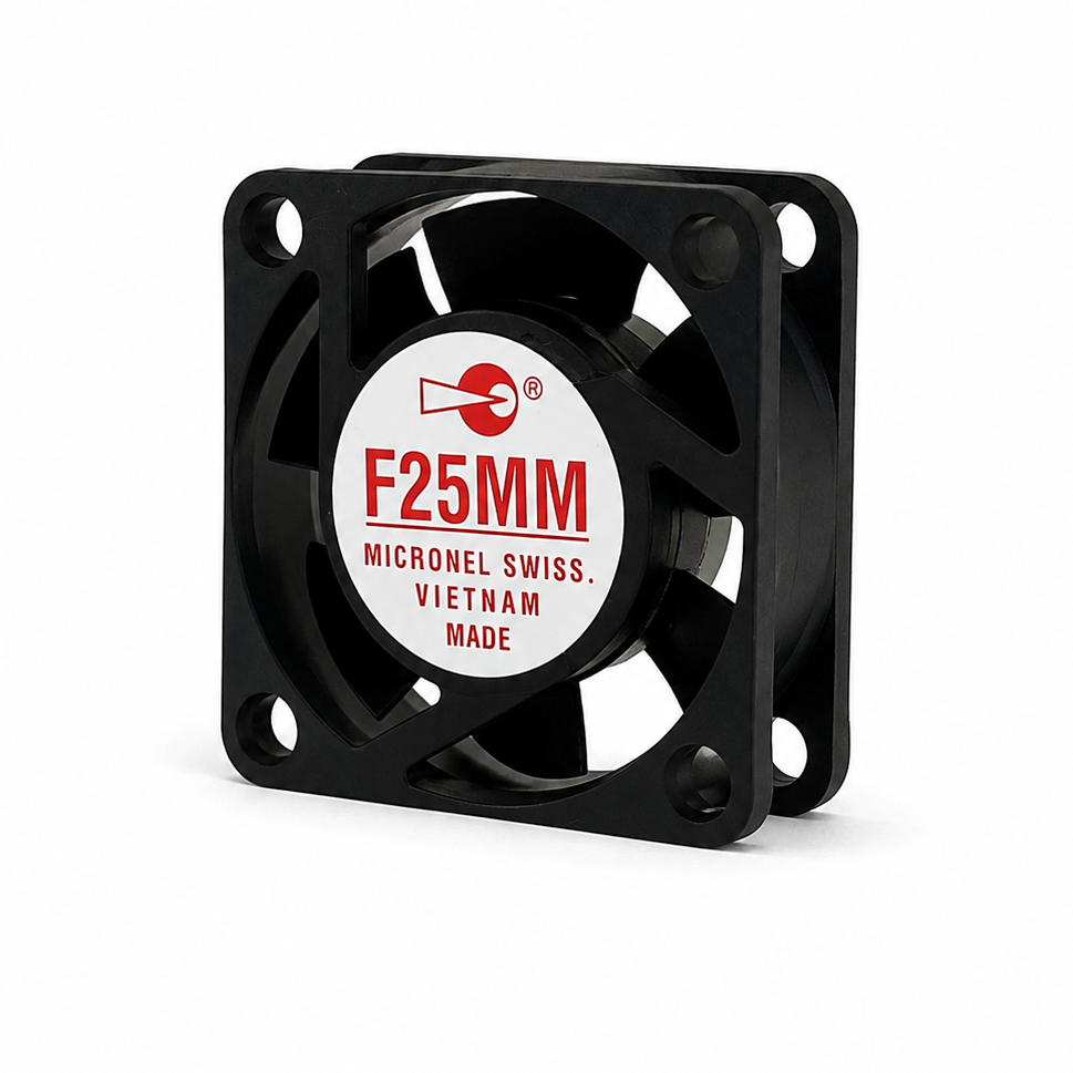 Micronel Flachlüfter F25MM005XK-9 - 25x25x10mm Lüfter DC 5V