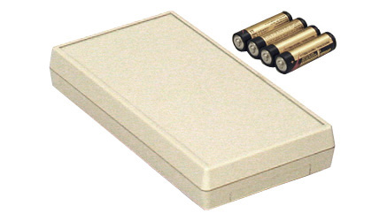 Pactec HPL-4AA Handgehäuse mit Batteriefach, beige
