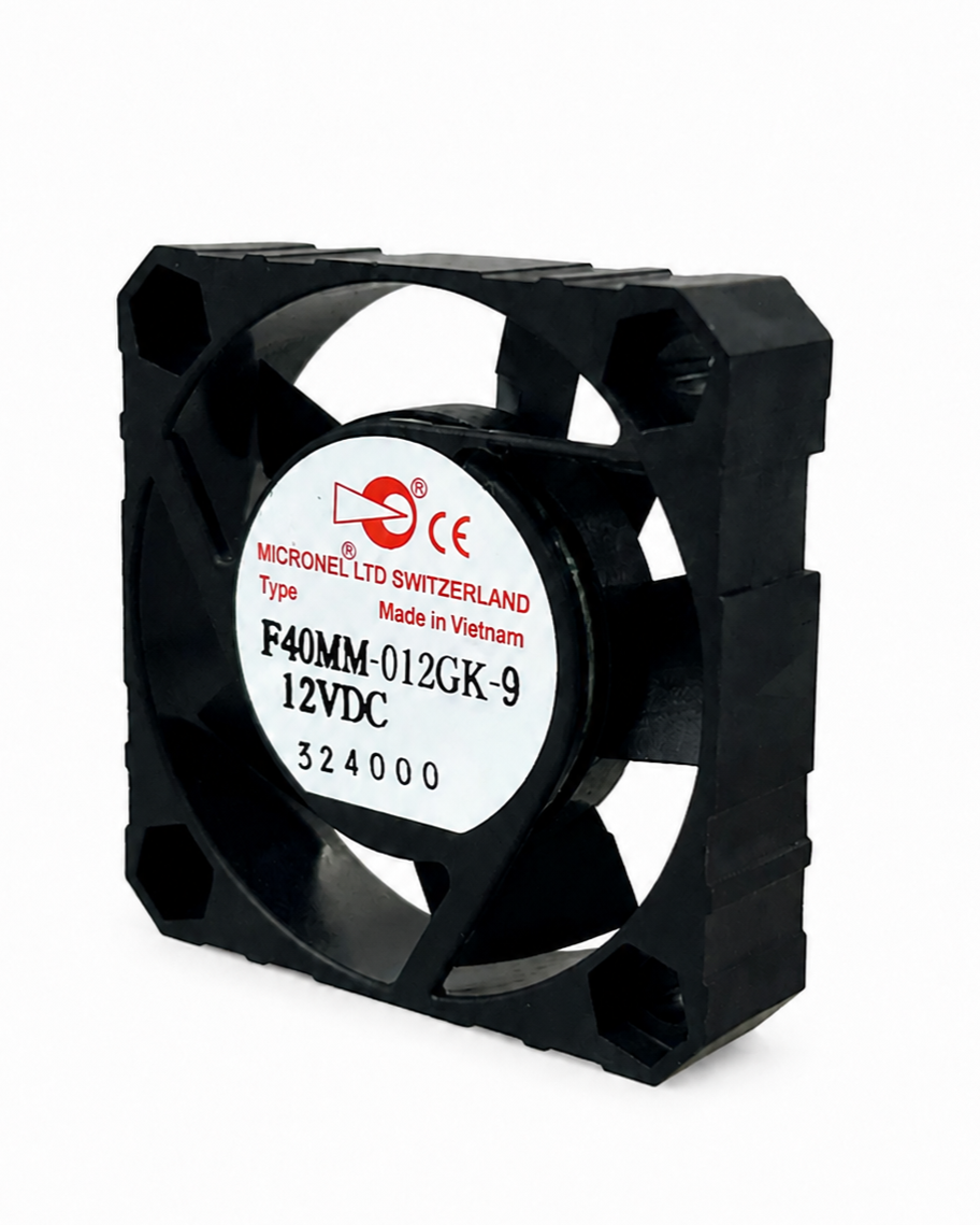 Micronel Flachlüfter F40MM012GK-9 - 39x39x10mm Lüfter DC 12V