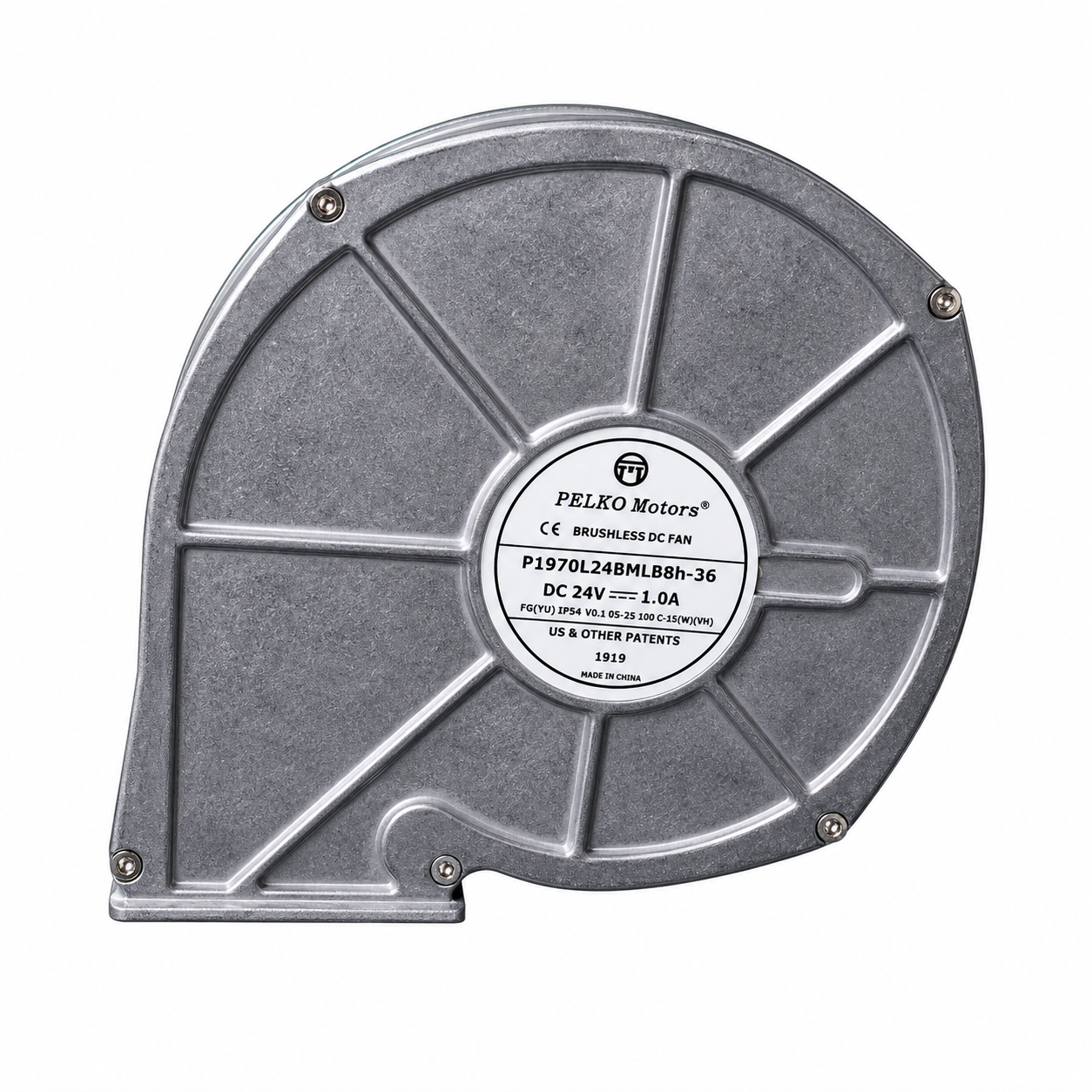 190x190x70mm Radiallüfter P1970L24BMLB8h-36